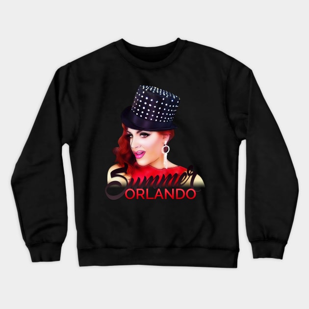 official Summer Orlando Crewneck Sweatshirt by Summer Orlando